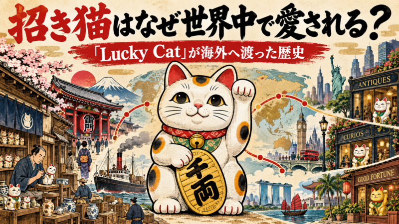 9. 招き猫はなぜ世界中で愛される？「Lucky Cat」が海外へ渡った歴史
