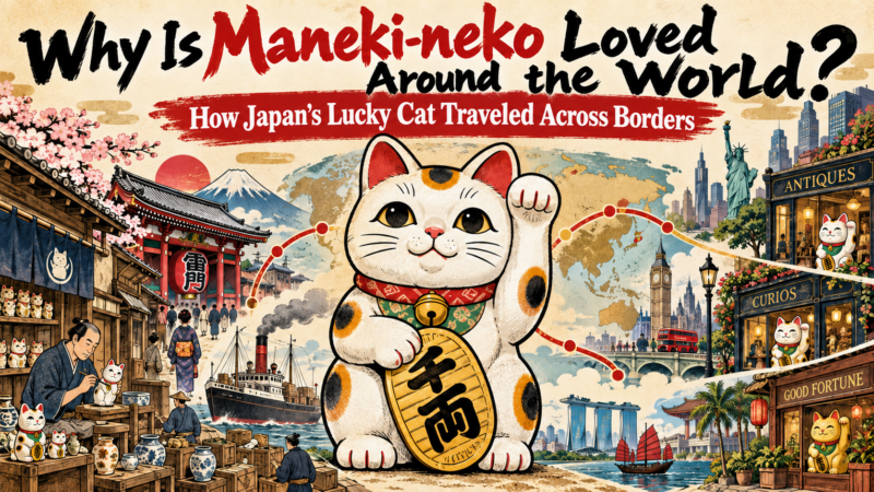 9. Why Is the Maneki-neko Loved Around the World? How the “Lucky Cat” Traveled Beyond Japan