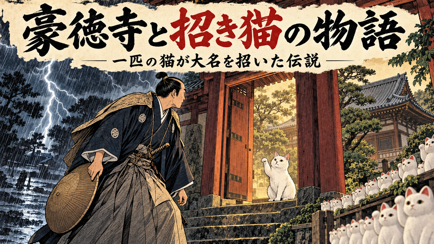 11. 豪徳寺と招き猫の物語｜一匹の猫が大名を招いたという伝説