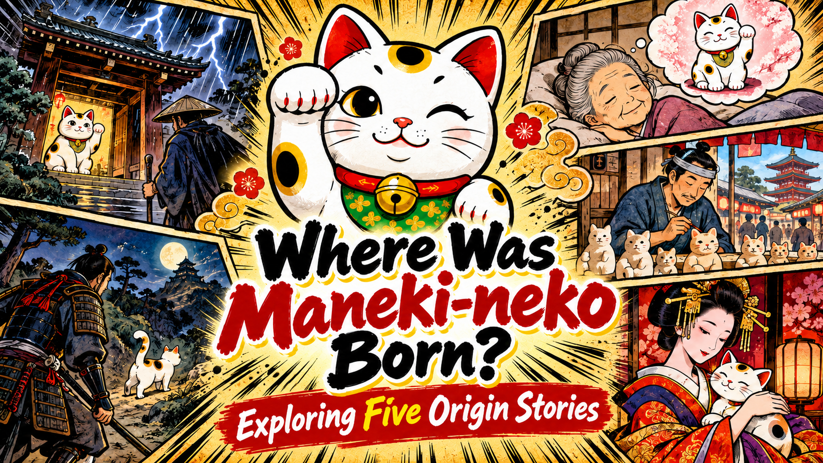 2. Where Was the Maneki-neko Born? Exploring Five Origin Stories of Japan’s Lucky Cat