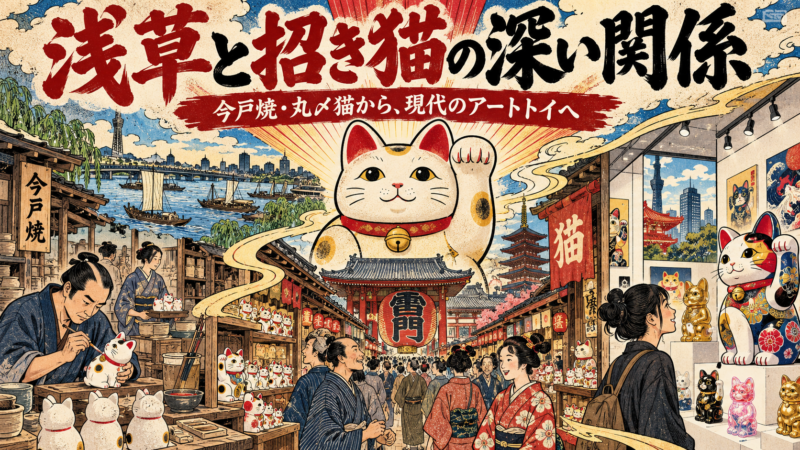 6. 浅草と招き猫の深い関係｜今戸焼・丸〆猫から現代まで