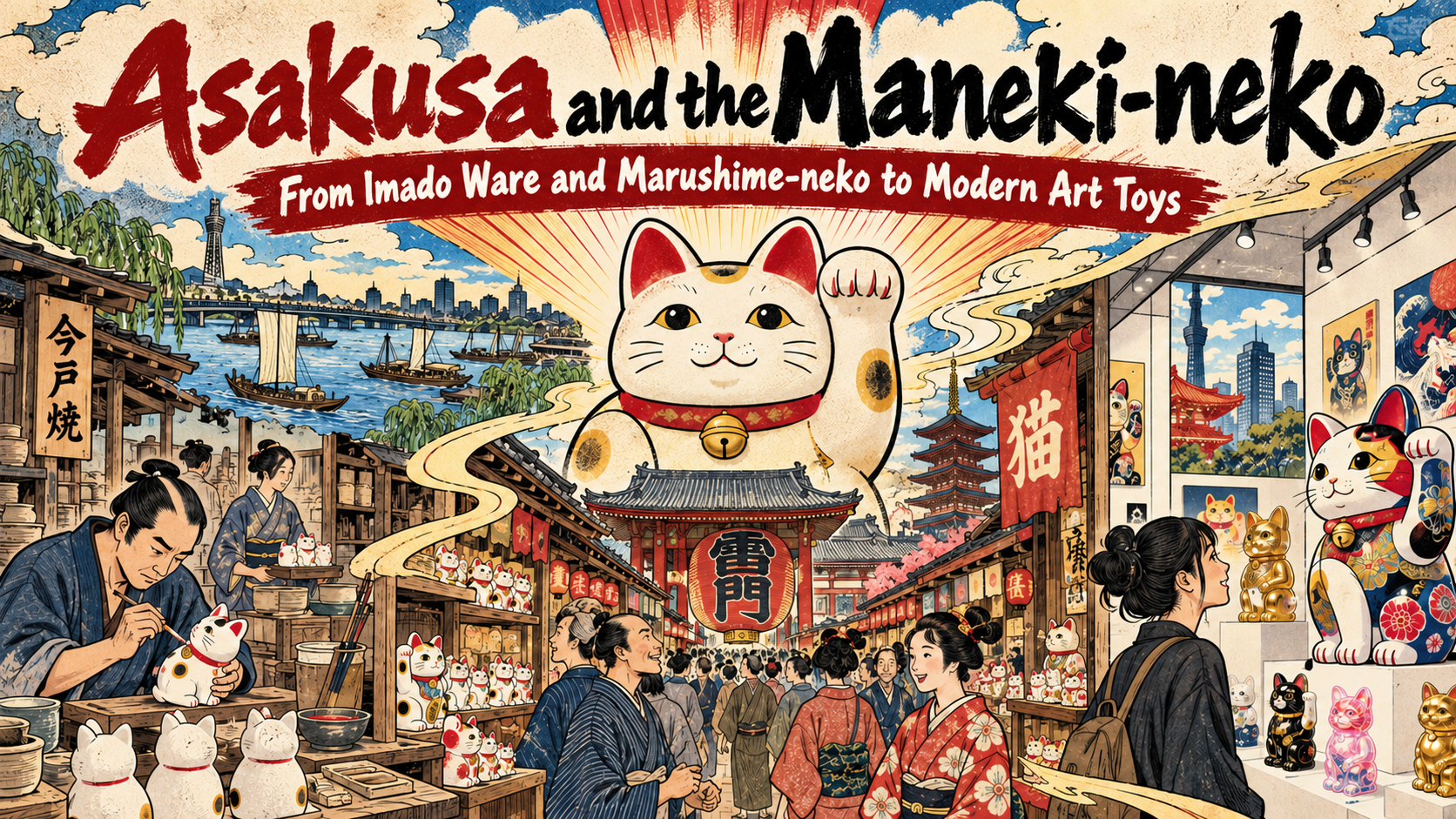 6. Asakusa and the Maneki-neko: From Imado Ware and Marushime-neko to the Present Day